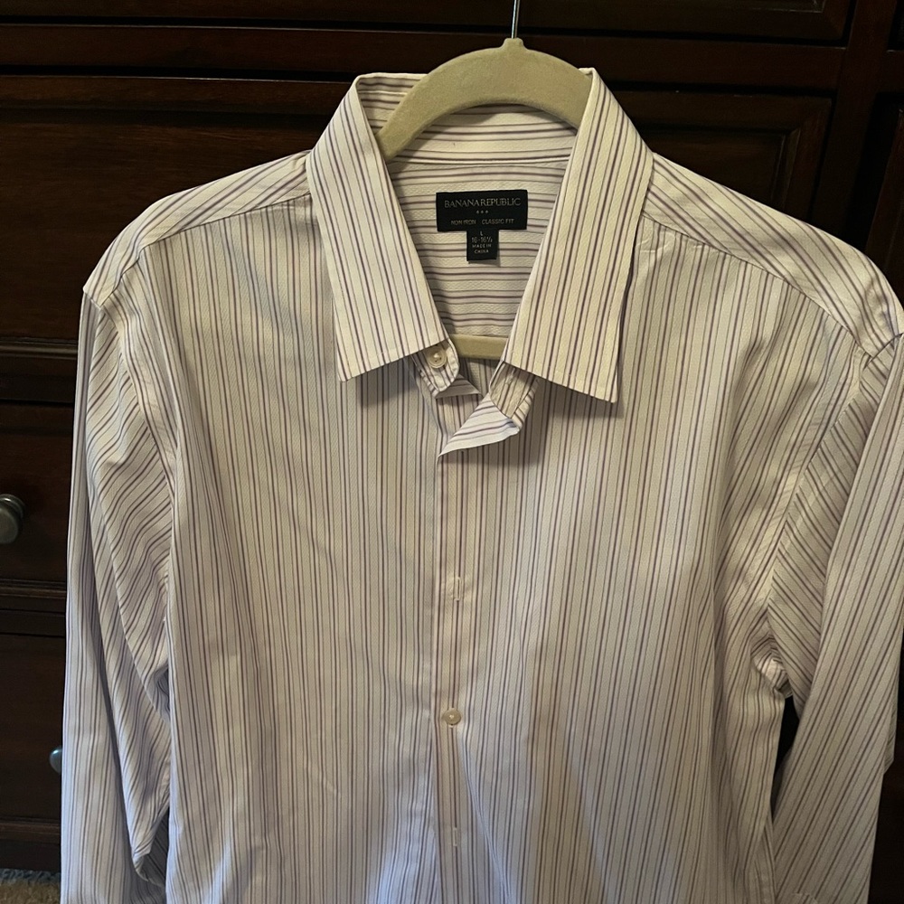 banana republic mens collared shirt